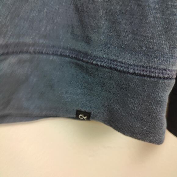 Outerknown‎ Sur Sweatshirt Mens Small Admiral Blue Organic Cotton Hemp Pullover - Picture 3 of 10